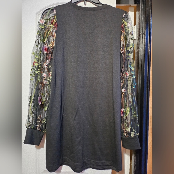 Shein Lace Embroidered Mini Dress - Picture 5 of 5